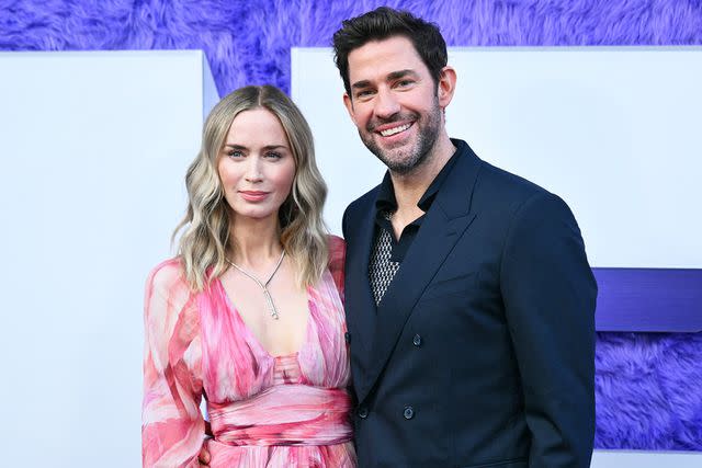 <p>ANGELA WEISS/AFP via Getty</p> Emily Blunt and John Krasinski at the premiere of "If" at the SVA Theater on May 13, 2024, in New York City.