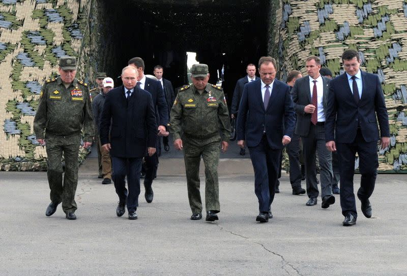 Russian President Putin observes "Zapad-2021" military exercise in Nizhny Novgorod Region