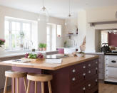 <p> Don’t be afraid to mix surfaces when you're planning your rustic kitchen design. Paired with a wood-topped island this Quartz White Water surface from CRL Stone has soft brown veining and a subtle marble effect that is perfect for a country-style kitchen.  </p> <p> 'A light coloured quartz worktop will work well in the country-style kitchen, as it will complement virtually any materials and any colour scheme while giving the space a modern touch, too,' says Simon Boocock, Managing Director, CRL Stone.  </p>