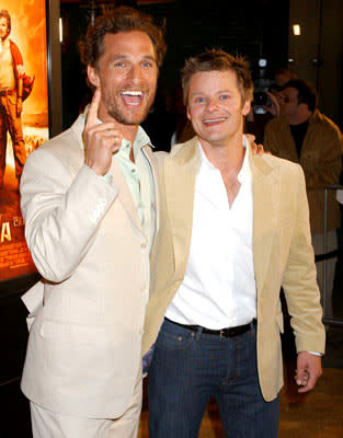 Matthew McConaughey and Steve Zahn at the Hollywood premiere of Paramount Pictures' Sahara