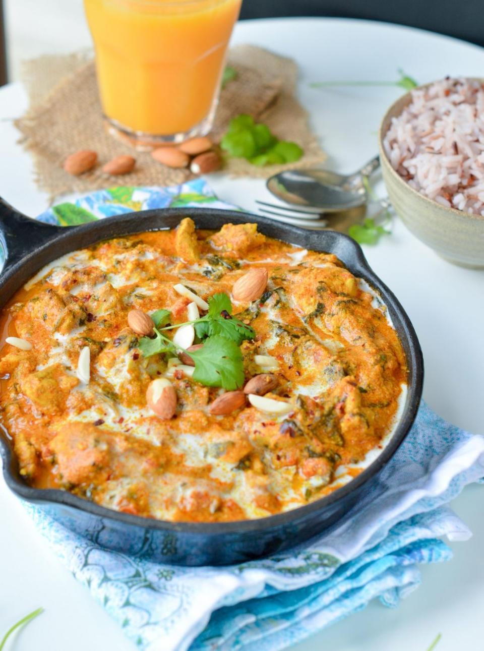 Healthy Chicken Tikka Masala Greek Yogurt Marinade