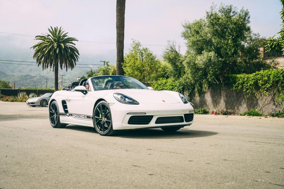 porsche boxsters at the petersen