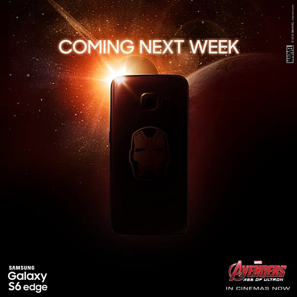 三星二度預告  鋼鐵人Galaxy S6 Edge下週上市