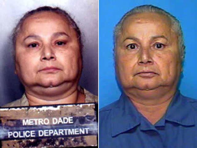 <p>Archive PL / Alamy ; Florida Dept. of Corrections/AP</p> Griselda Blanco's mugshots