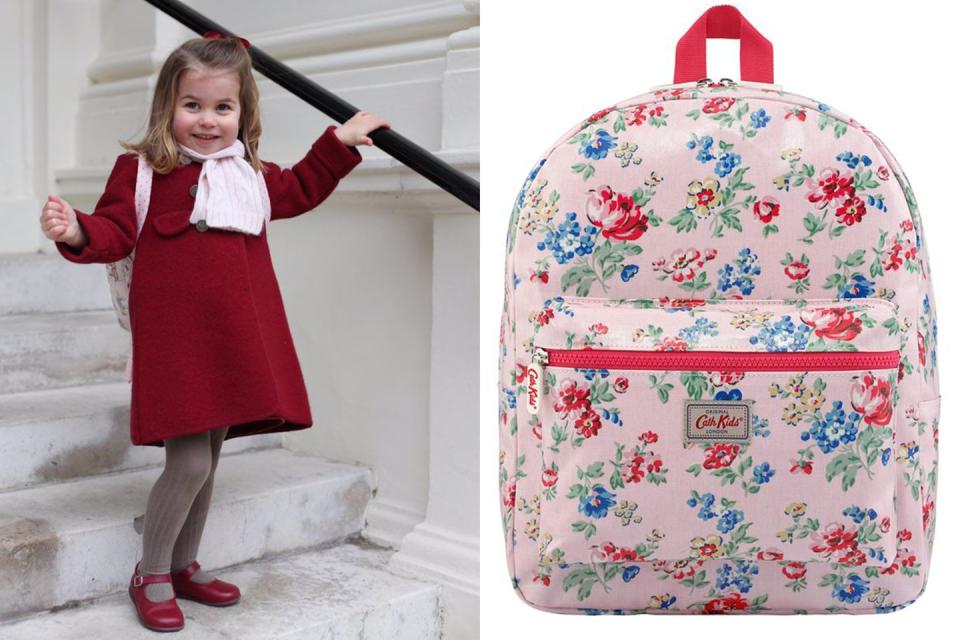 <p>Princess Charlotte's <a href="https://www.townandcountrymag.com/style/fashion-trends/a14782175/princess-charlotte-backpack/" rel="nofollow noopener" target="_blank" data-ylk="slk:adorable first-day of school backpack;elm:context_link;itc:0;sec:content-canvas" class="link ">adorable first-day of school backpack </a> almost broke the internet with cuteness. <a href="https://www.cathkidston.com/search/go?w=rucksack&view=grid&utm_source=Skimlinks.com&utm_medium=affiliates&utm_content=?undefined" rel="nofollow noopener" target="_blank" data-ylk="slk:Cath Kidston;elm:context_link;itc:0;sec:content-canvas" class="link ">Cath Kidston</a>, a favorite of Kate Middleton's, produces kid's gear and clothing in London.<br><a class="link " href="https://go.redirectingat.com?id=74968X1596630&url=https%3A%2F%2Fwww.cathkidston.com%2Fout-of-stock%2Fcontent%2Ffcp-content&sref=https%3A%2F%2Fwww.townandcountrymag.com%2Fstyle%2Fhome-decor%2Fg19596276%2Fkate-middleton-prince-william-favorite-baby-brands%2F" rel="nofollow noopener" target="_blank" data-ylk="slk:Shop Now;elm:context_link;itc:0;sec:content-canvas">Shop Now</a> <em>from </em>$18<br></p>