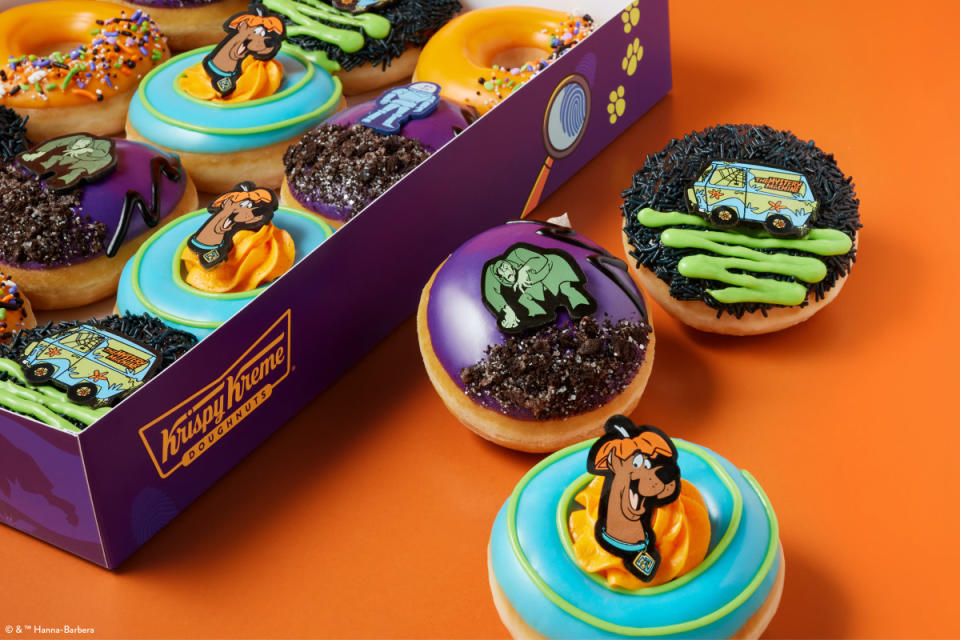 Krispy Kreme and Warner Bros. Discovery launch first-ever Scooby-Doo doughnuts. <p>Krispy Kreme/Business Wire</p>