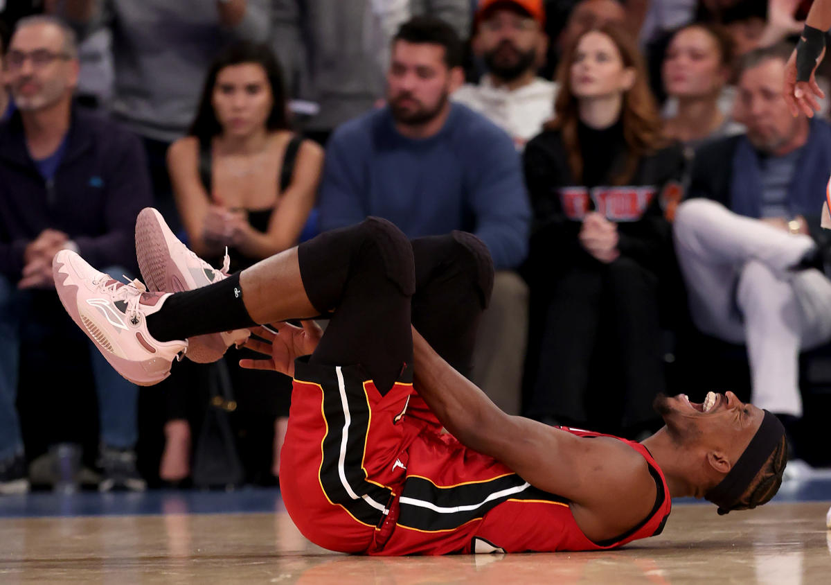 Butler out for Heat after spraining right ankle vs Lakers