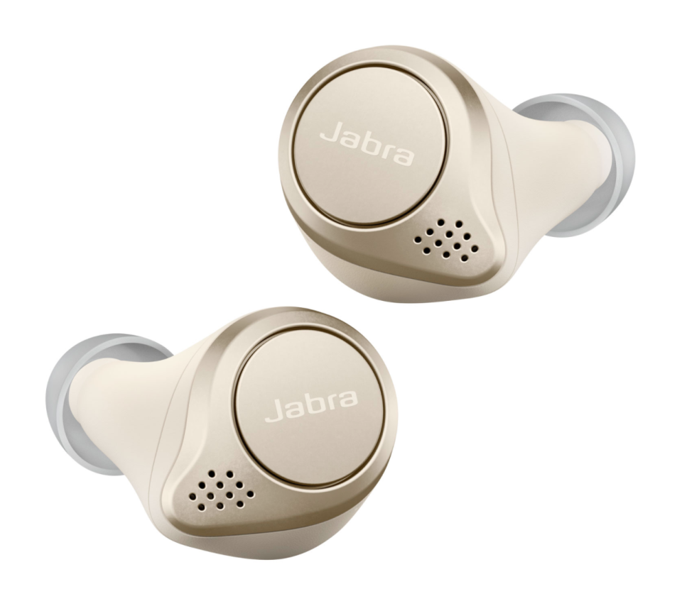 Jabra Elite In-Ear Noise Cancelling Wireless Headphones in Gold Beige (Photo via Best Buy Canada)