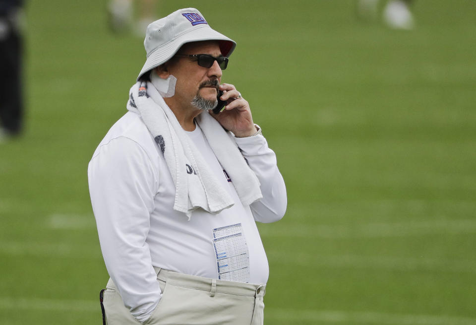 Could a general manager such as Dave Gettleman, pictured, draft someone other than Trevor Lawrence at No. 1? It wouldn't be totally stunning. (AP Photo/Frank Franklin II)