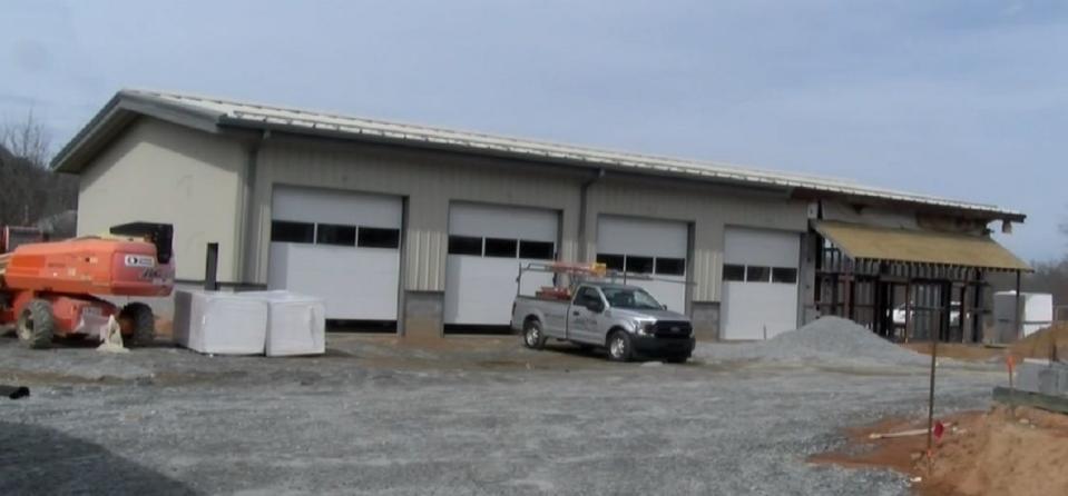 Construction of the new Fletcher EMS Station 6 is expected to wrap up in mid-May.