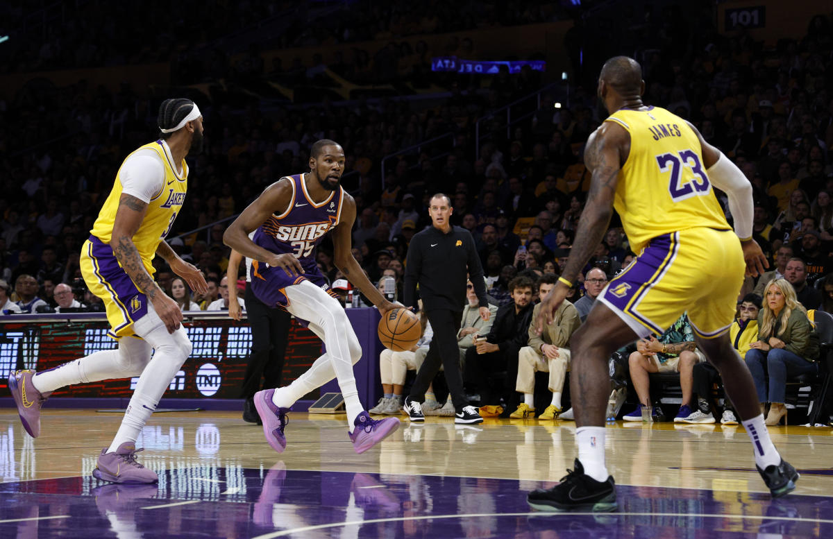 Lakers face off against LeBron James and Kevin Durant, while Clippers struggle