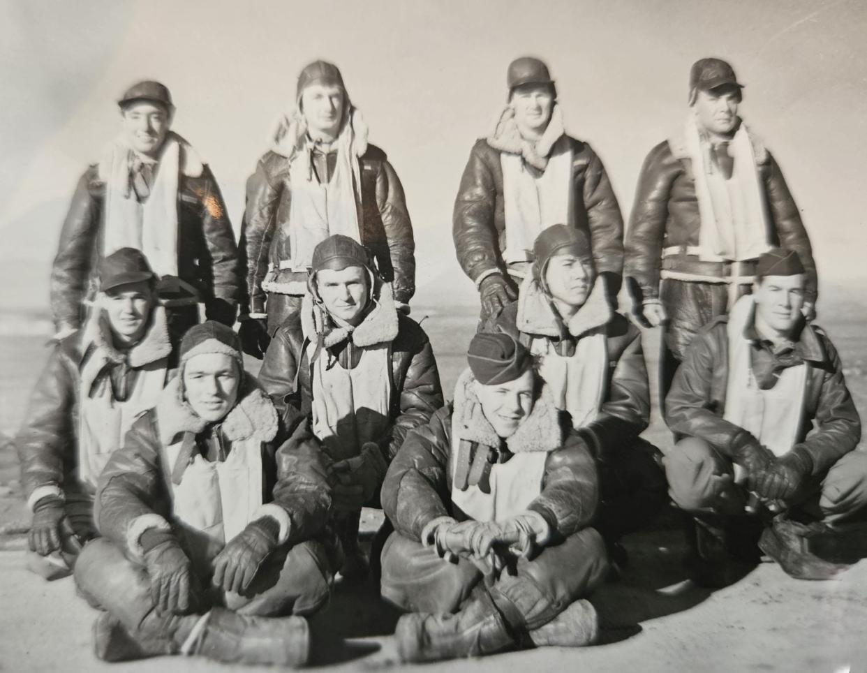 The writer’s father-in-law, Lt. Robert L. Mytinger, 23, was a navigator on a B-17 in the Eighth Air Force. His plane was shot down over the English Channel, but he and his fellow crew members were rescued to fight again. He was awarded the Distinguished Flying Cross.