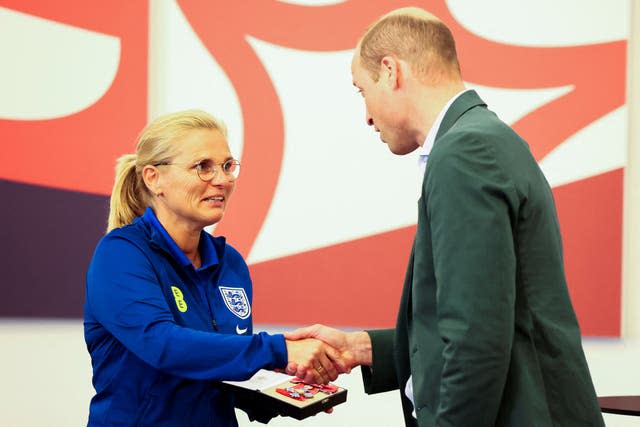 Royal visit to St George’s Park