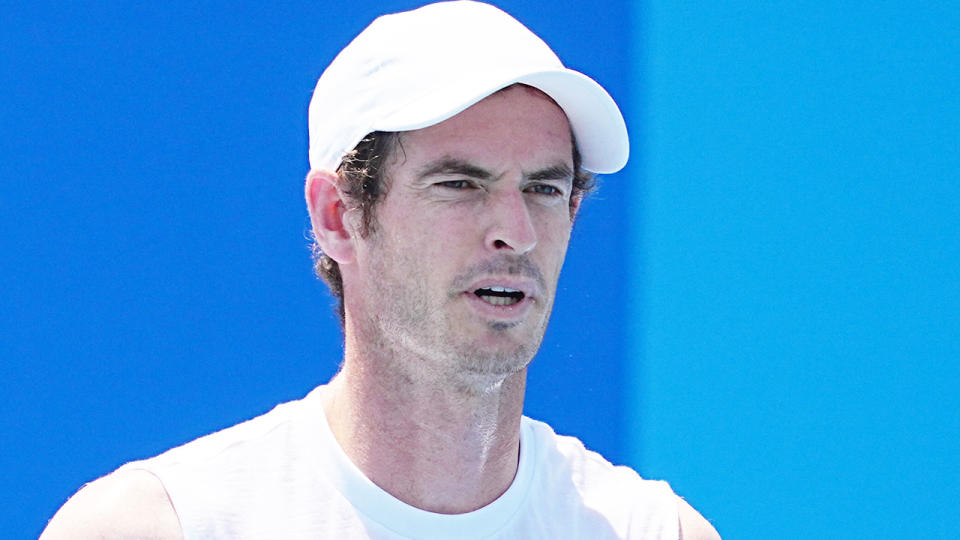 Seen here, Andy Murray during preparations for the Tokyo Olympic Games.