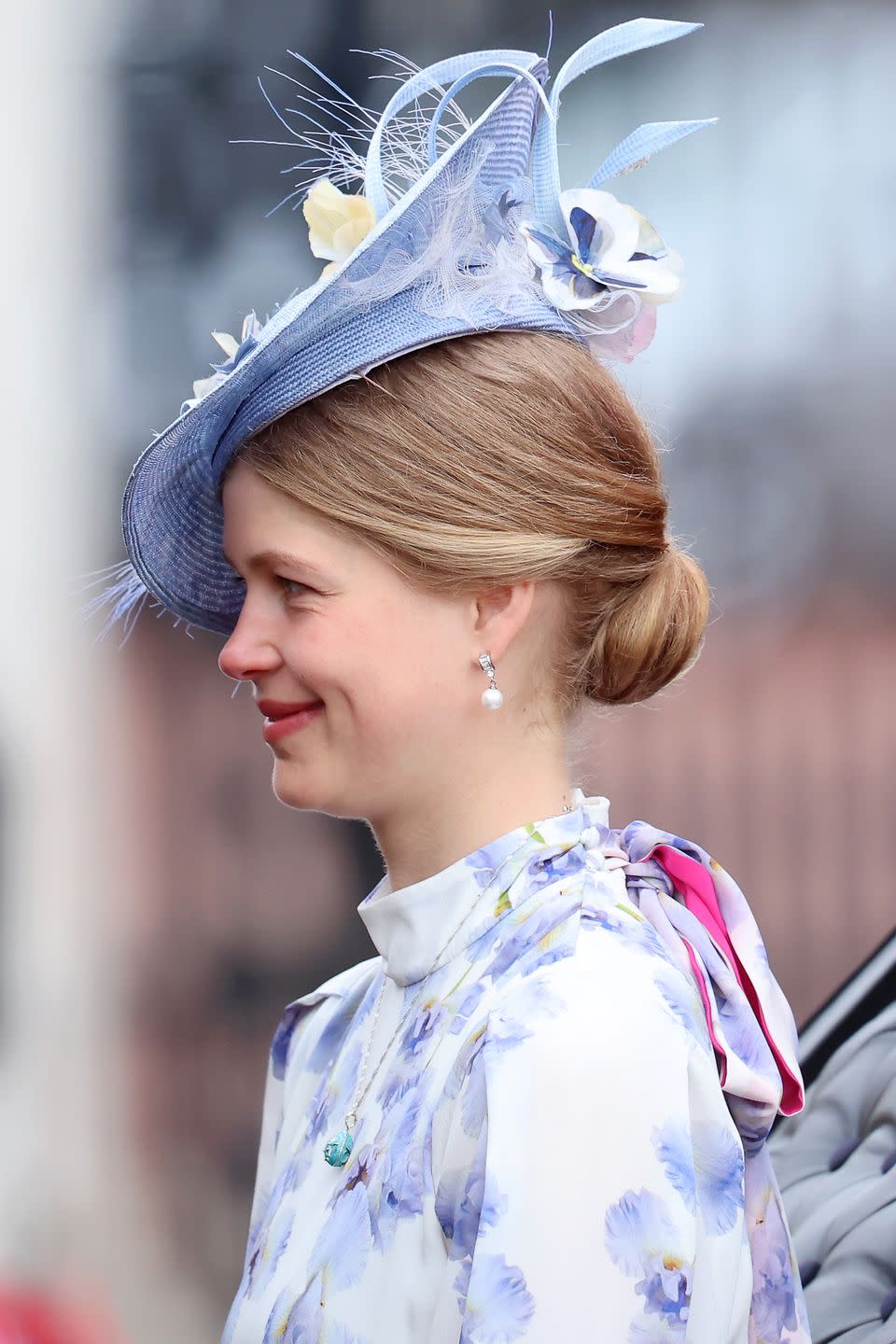 london, england june 15 lady louise windsor during trooping the colour at buckingham palace on june 15, 2024 in london, england trooping the colour is a ceremonial parade celebrating the official birthday of the british monarch the event features over 1,400 soldiers and officers, accompanied by 200 horses more than 400 musicians from ten different bands and corps of drums march and perform in perfect harmony photo by chris jacksongetty images