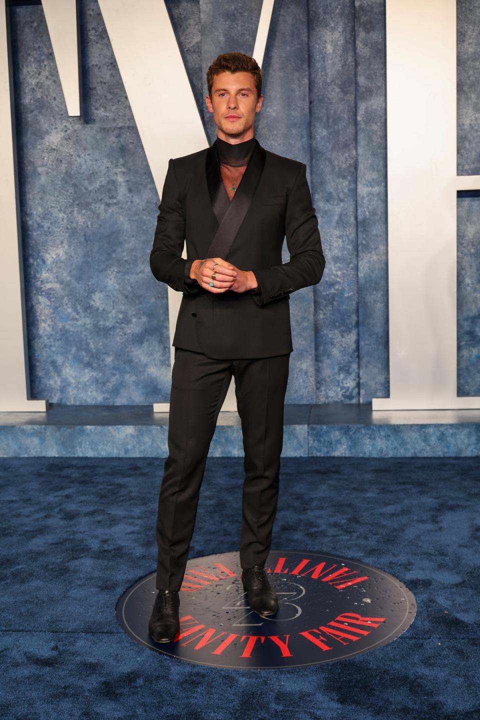 Shawn Mendes attends the 2023 Vanity Fair Oscar Party (Getty Images)