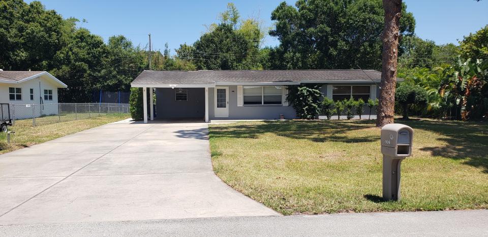 A 1,066-square-foot, two-bedroom, one-bathroom Indian River County home, at 936 22nd Ave., was listed for sale for $244,900 on May 26, 2022. The single-family home was being sold as is and would not accept FHA or VA financing options.