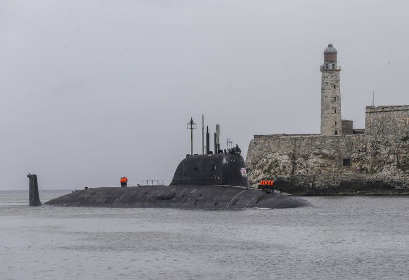 Russisches Atom-U-Boot Kazan in Havanna