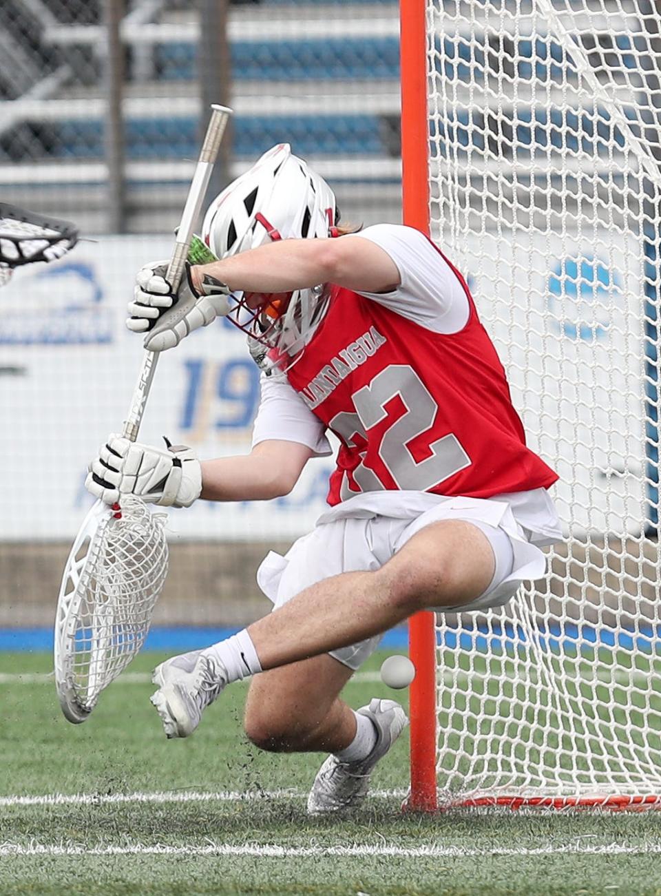 Garden City defeated Canandaigua 8-1 to win the state Class B boys lacrosse championship game at Hofstra University June 11, 2022. 