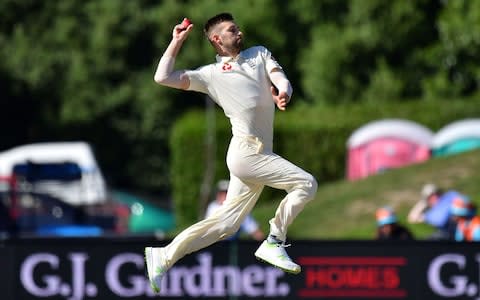 MArk Wood in action for England - Credit: afp