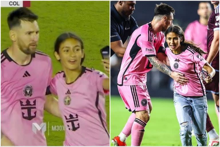 Antonella, una chica venezolana, cumplió el sueño de sacarse una foto con Lionel Messi