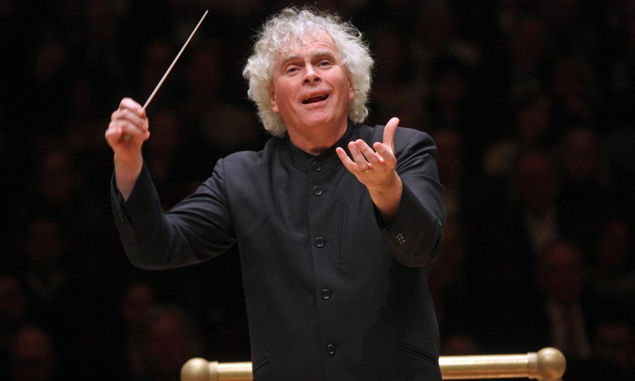 <span>Rattle says tax relief has been a lifeline for the City of Birmingham Orchestra, where he made his name.</span><span>Photograph: Hiroyuki Ito/Getty Images</span>