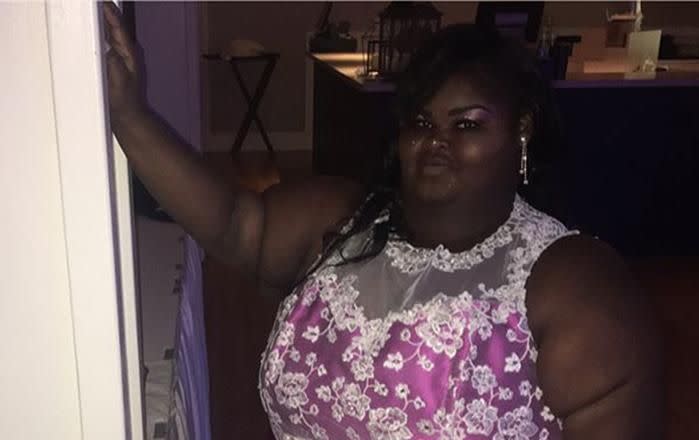 Tayja Jones-Banks, a high school student who was bullied for her prom look in 2016, recently shared photos of her 2017 prom look. Photo: Tayja Jones/Instagram