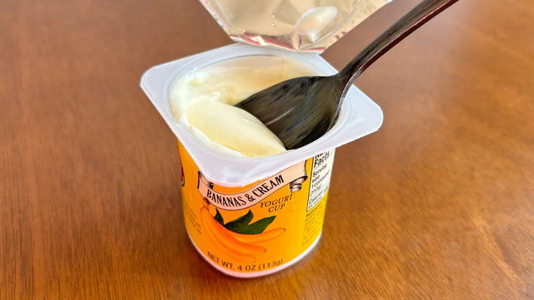 Trader Joe's banana yogurt