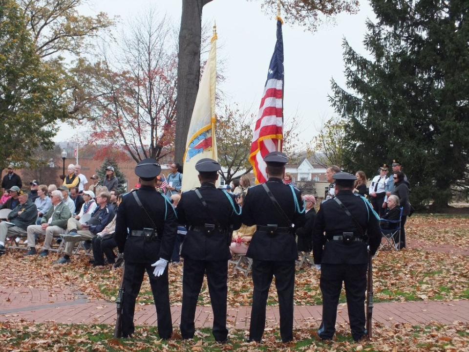 Ridgewood held its Veterans Day Service in Memorial Park at Van Neste Square on Nov. 11, 2022 at 11 a.m. The American Legion Post 53 hosted the Veterans Day service where members of the community such as council members, police officers, boy scouts and residents attended.
