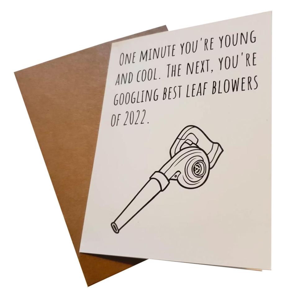 5) One Minute You're Young and Cool Card