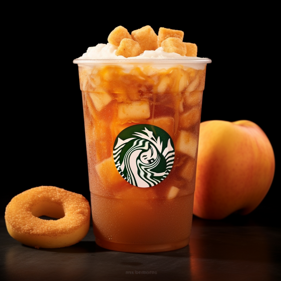 apple cider donut iced coffee