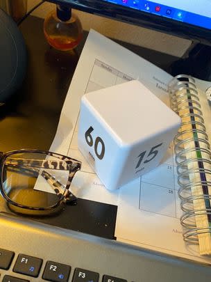 A productivity cube, because the thought of tackling that big project you've been putting off is too much