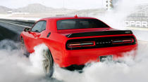 <p>A big man’s sports car, this Hellcat offers a blustery exhaust note that will scare most people. It’s quick off the line, most of its best attributes are illegal on public roads and doesn’t stand up well in heavy bridge traffic.</p>