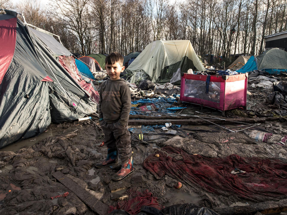 3,000 unaccompanied children principally from the Calais camps were anticipated to be granted the right to settle in the UK: Getty