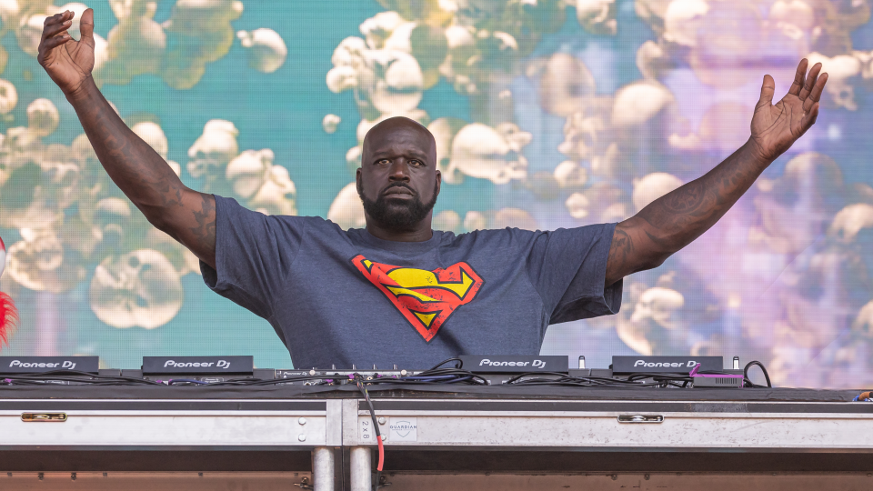 Diesel, aka Shaquille O'Neal, performs at Lollapalooza on Aug. 4, 2023. (Photo: Michael Hickey/Getty Images)