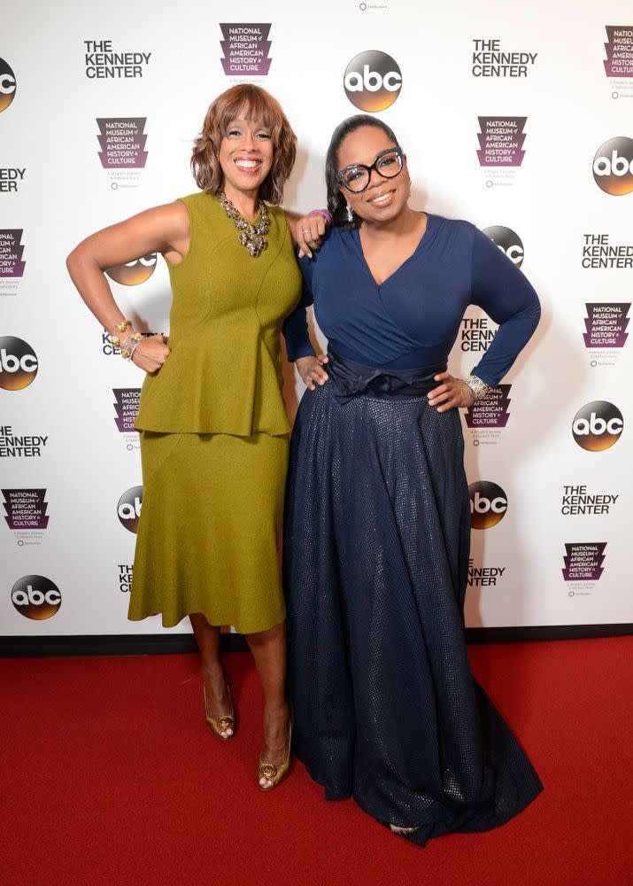 Gayle King and Oprah Winfrey