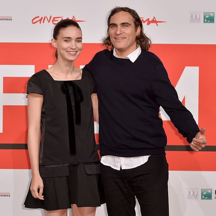 rooney and joaquin at an event