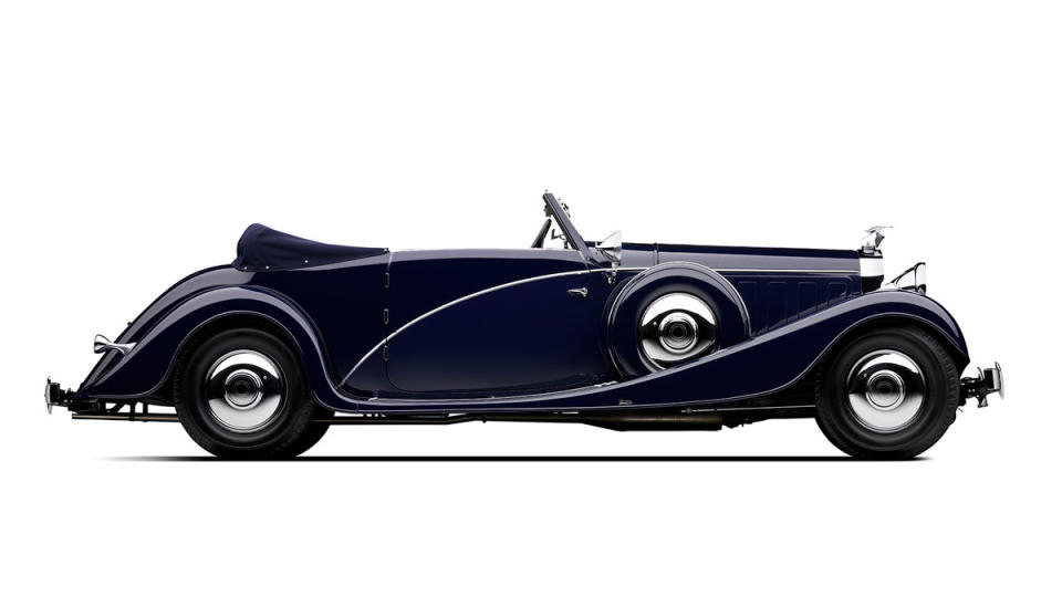 A 1933 Hispano-Suiza J12 Cabriolet.