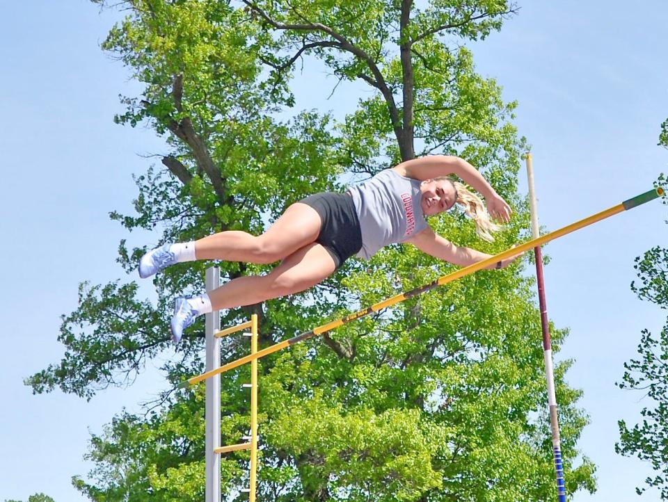 Coldwater's Avery Boyce will compete in the pole vault at the D1 State Finals on Saturday