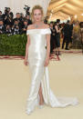 <p>Uma Thurman arrived in this custom-made Gabriela Hearst sleek dress. Photo: Getty Images </p>