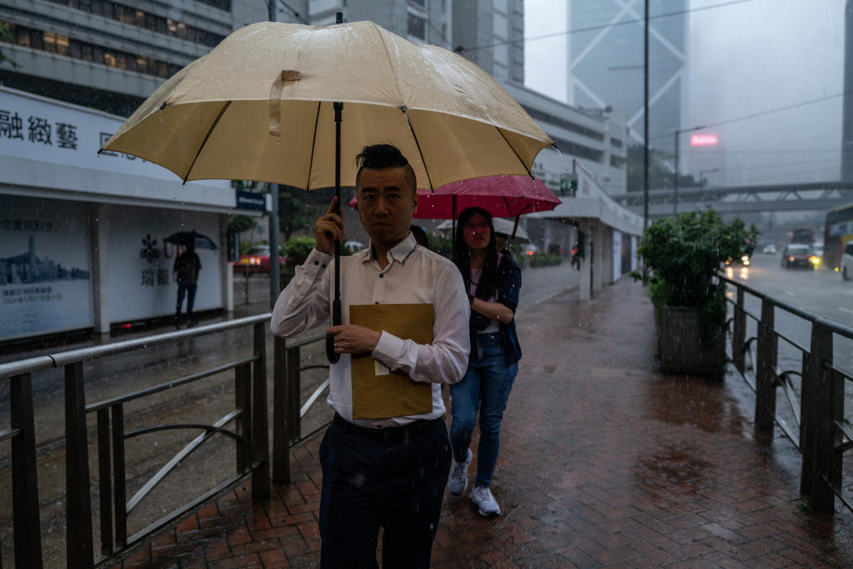 Crimson Rain｜The Observatory points a pink rainstorm warning, with rainfall reaching 100 mm in some areas of Tsuen Wan and Yuen Lengthy｜Yahoo