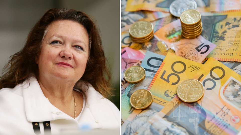 Gina Rinehart. Australian money.
