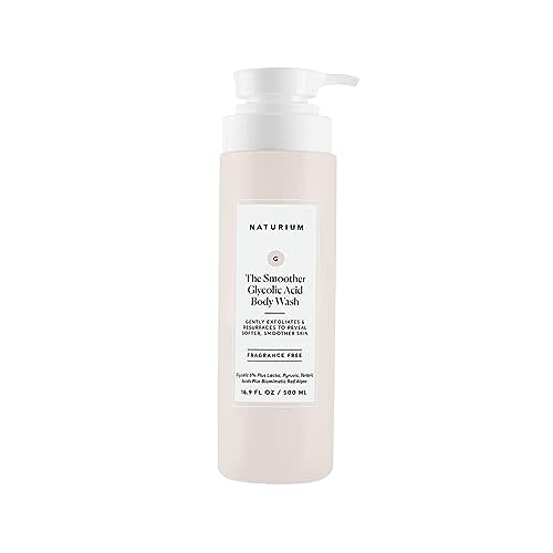 Naturium The Smoother Glycolic Acid Exfoliating Body Wash, Soft & Smoothing Cleanser, 16.9 oz (AMAZON)