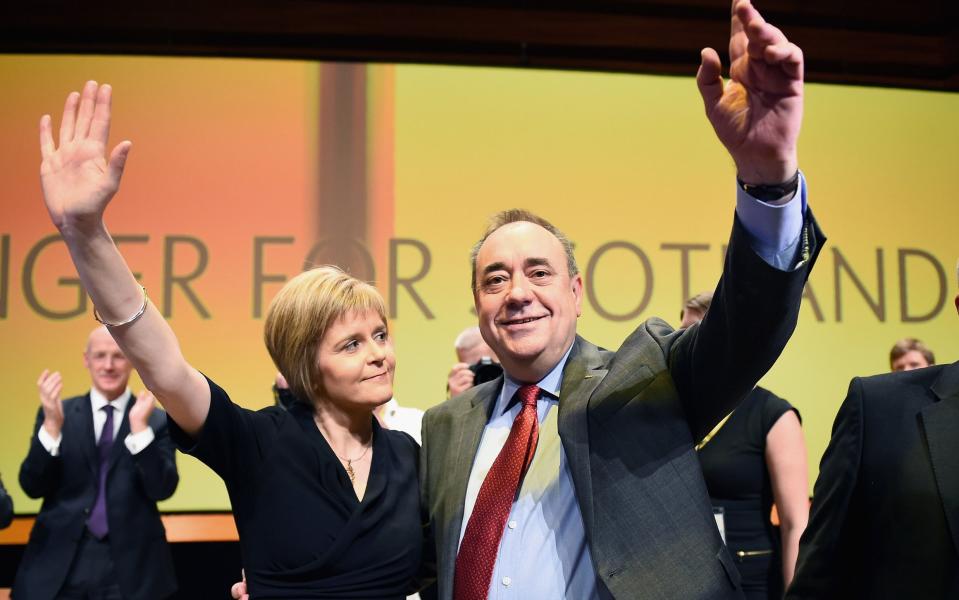 Nicola Sturgeon and Alex Salmond SNP - Jeff J Mitchell/Getty Images