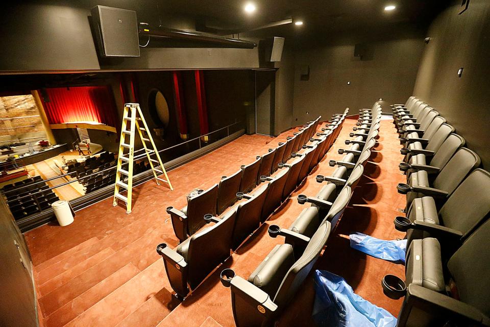 One of two smaller theaters in The Ashland each seat 50 and can be used to show movies in a smaller setting.