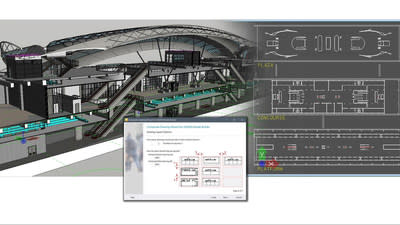 Bentley的OpenBuildings Station Designer現包括LEGION Model Builder，以提高設計品質和功能空間。