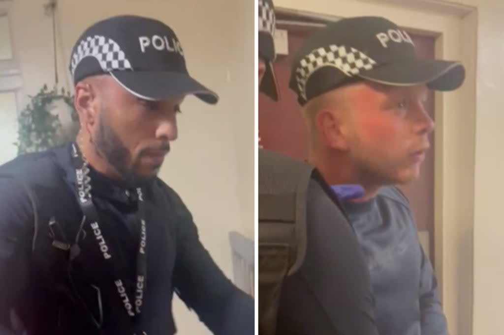 The two men police want to speak to in connection with the incident   (Met Police)