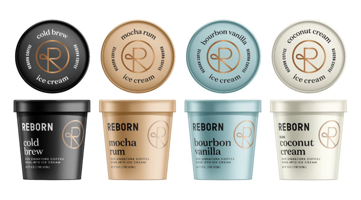 Reborn Coffee Launches Line of Super-Premium Cold Brew Ice Creams