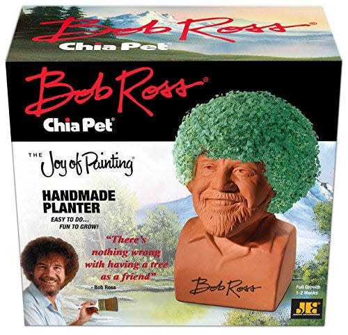 14) Bob Ross Chia Pet