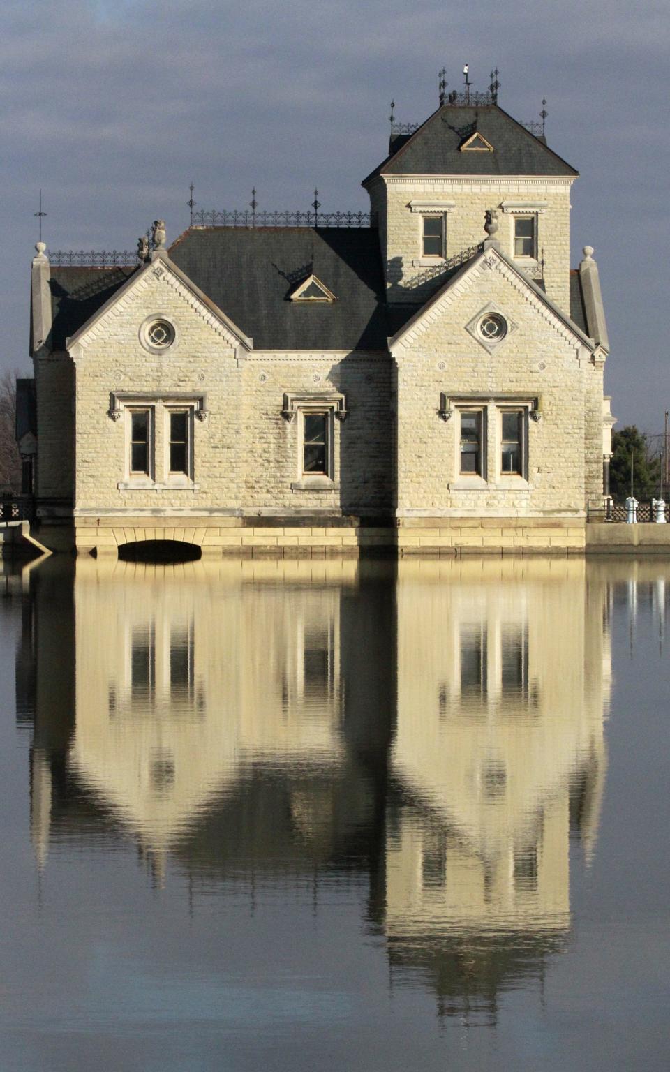 
The Louisville Water Co. Gatehouse at the Crescent Hill Reservoir. (By Michael Hayman, The Courier-Journal) Dec. 23, 2010
